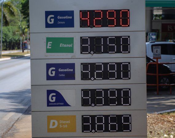 preço gasolina hoje